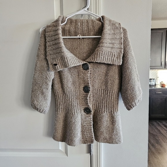 Free People Knit Wool Sweater Cardigan - Picture 1 of 5